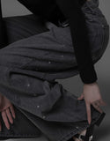 Iron Edge Wide Denim Pants