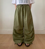Billum Nylon Banding Wide Pants