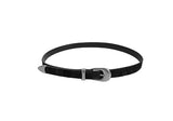 [premium] Tail chamois leather belt