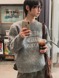 Soft Lettering Over Knit