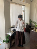 Sherinlen Shirring Collar Neck Blouse