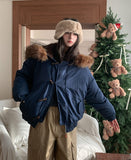Mer Cape Duffle Fur Jumper