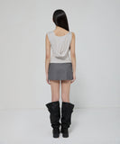 Asymmetric Snap Hoodie