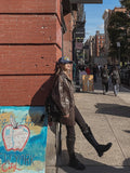 Mute Half Leather Jacket