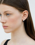 Subni Silver (W) Luciel Onyx Earrings
