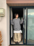 [unisex] Onui Round Over Knit Cardigan