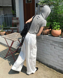 TENCEL LINE HOOD HALF T