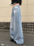 Aker Hood Washing Wide Denim Pants