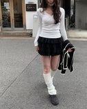 Fruity Lace Ribbed T-Shirt