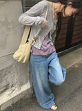 Kunibi Summer Ribbed Long Sleeve Cardigan