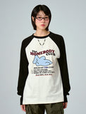 THB CLUB Vintage Raglan Long Sleeve T-Shirt