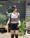 Week Banding Cotton Shorts