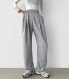 Two-Pintuck Two-Way Banding Jogger Wide Pants