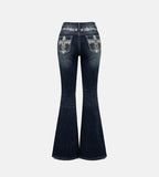 Cross point denim