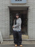 Raon Dart Non-Fade Balloon Denim Pants