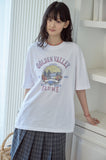 Valley Garden White Short Sleeve Tee