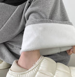 Mink Fleece Brushed Wide Banding Training Pants