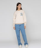 MAYBE TONIGHT Comics Flower Drawing Sweatshirt