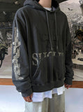 SHOUT pigment washed hoody
