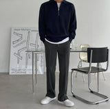 Eve Collar Half Zip Up Knit