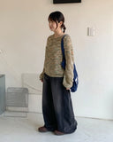 Balin Pintuck Wide Denim Pants