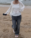 Rakku Crop Cardigan