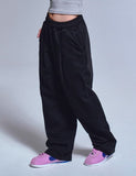 TRIPLE CROSS Multi Embroidered Training Pintuck Wide Pants