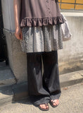 Katahi Pattern Banding Mini Skirt