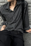 Oasis Stripe Satin Shirt