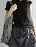 Eyelet Crunch Shoulder Bag