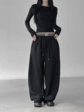 Sagging Layered Balloon Sweatpants