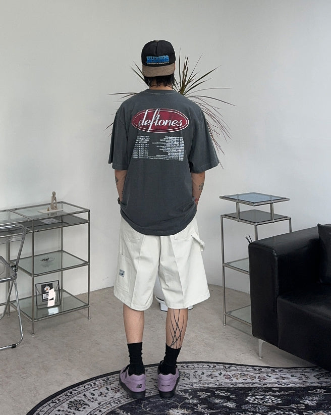 SATIIIZ (サティーズ) - カネドピグメント半袖Tシャツ / Carned