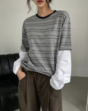 Kinder Multi-Striped Layered Long Sleeve