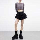 Miket Tiered Frill Skirt