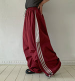 Buneddy Summer Nylon Track Wide Pants