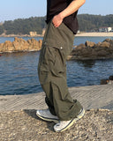 Ite Pintuck Nylon Cargo Pants