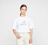 shine on flower smile short sleeve tee