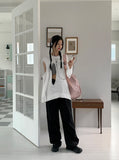 [Riverable] Dilt Two-Way Double Side Hole Sleeve Slit Long Sleeve Knit