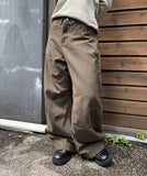 Juri Cut Pintuck Balloon Cotton Long Pants