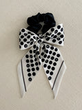 Godian Dot Ribbon Scrunchie
