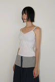 DOT LACE SLEEVELESS