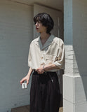 Ladlo cropped linen pocket blazer
