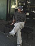 Banding Rustle Cargo Wide Pants