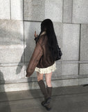 Zile Tiered Mini Skirt