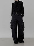 Zipper Pocket Cargo Jogger Pants