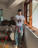 Bard Brush Washed Denim Pants