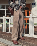 Harris pintuck corduroy pants