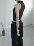 Troa Knit Halter Sleeveless
