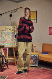 Wave Brush Stripe Sweater