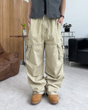Benon Washed Buckle Cargo Pants